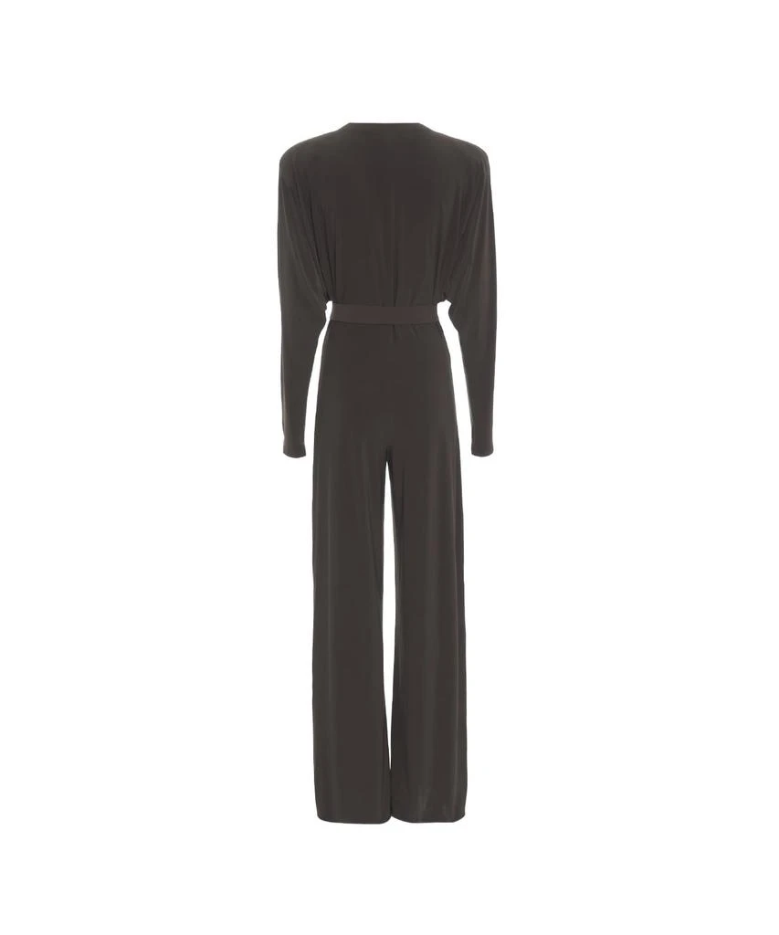 Norma Kamali Norma Kamali Long-Sleeve V-Neck Jumpsuit 2