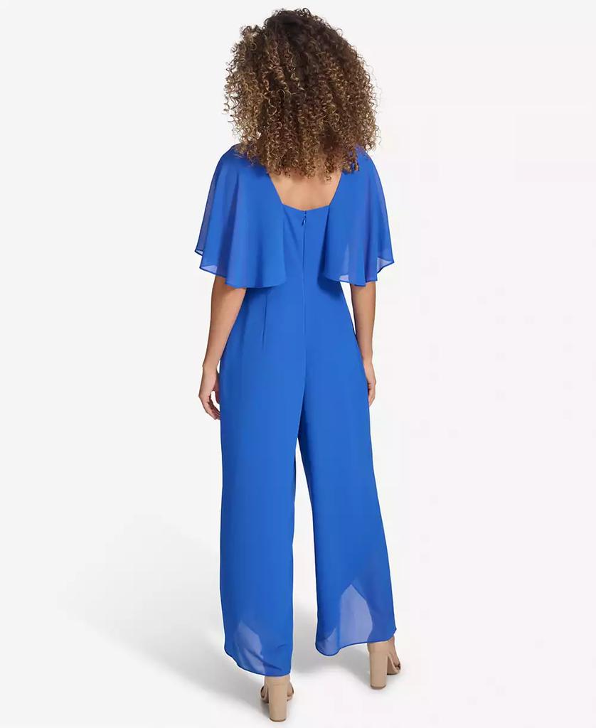 Kensie Women's Flutter-Sleeve Jumpsuit