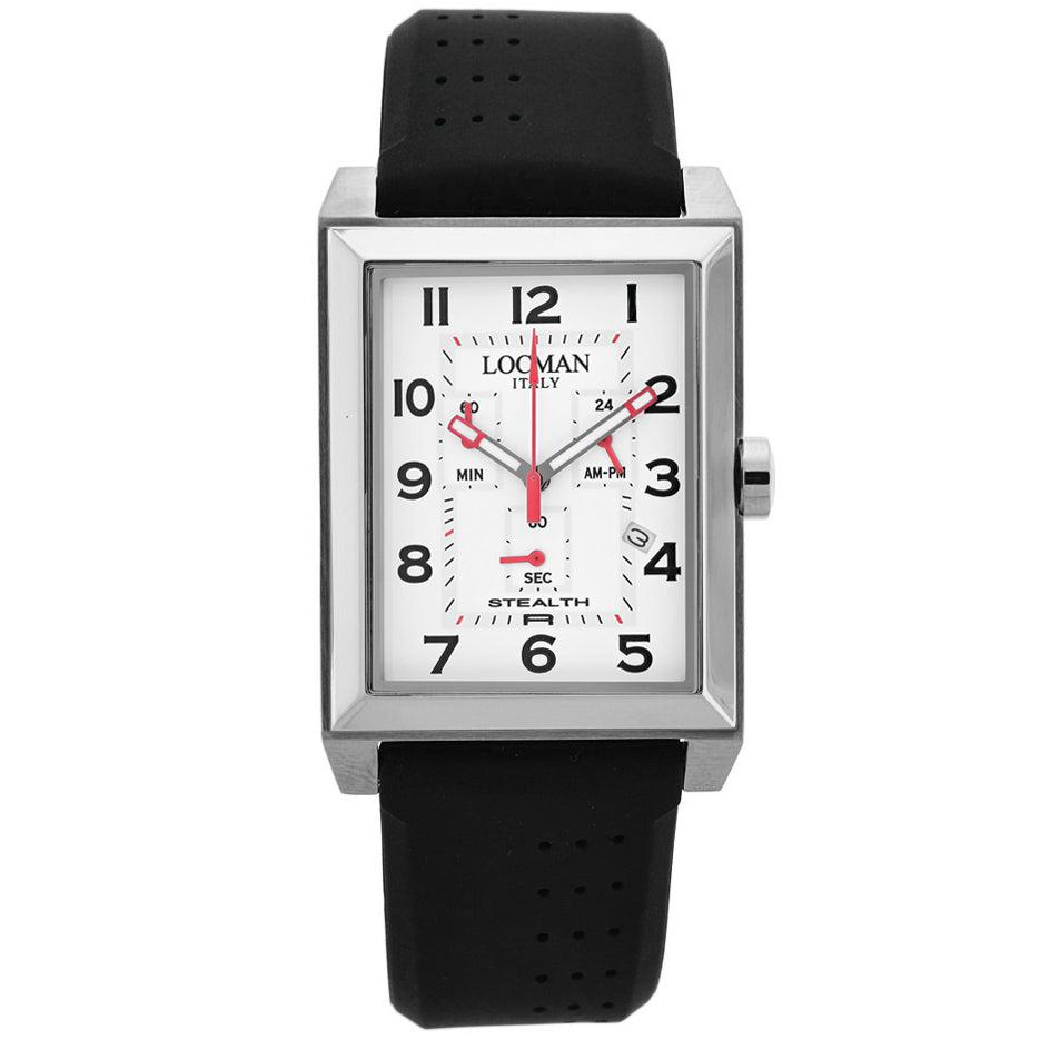 Locman Men's White dial Watch