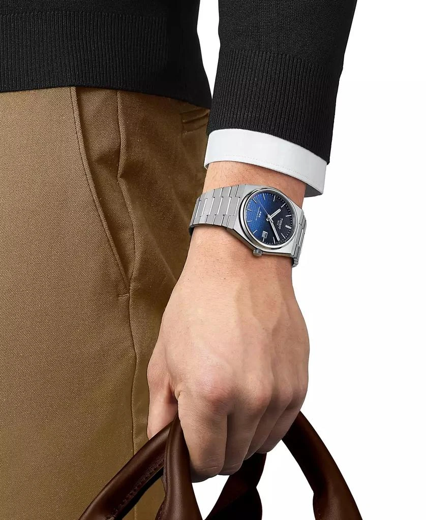 Tissot Men's Swiss Automatic PRX Powermatic 80 Stainless Steel Bracelet Watch 40mm 4