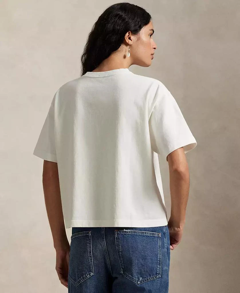 Ralph Lauren Women's Logo Cotton Jersey Crewneck Tee 4