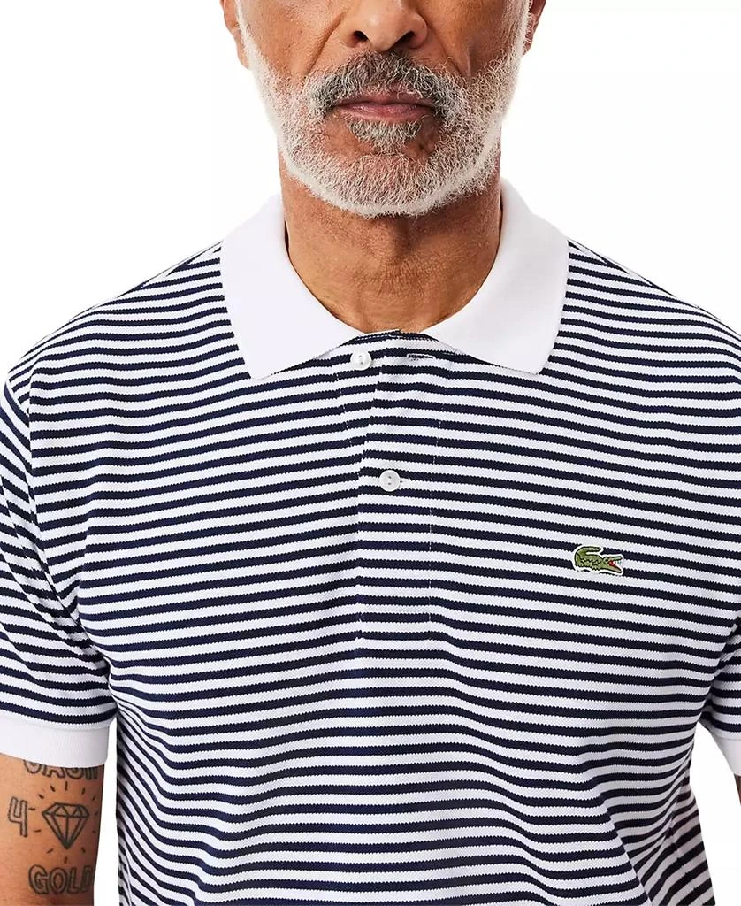Lacoste Men's Stripe Logo Polo Shirt 2