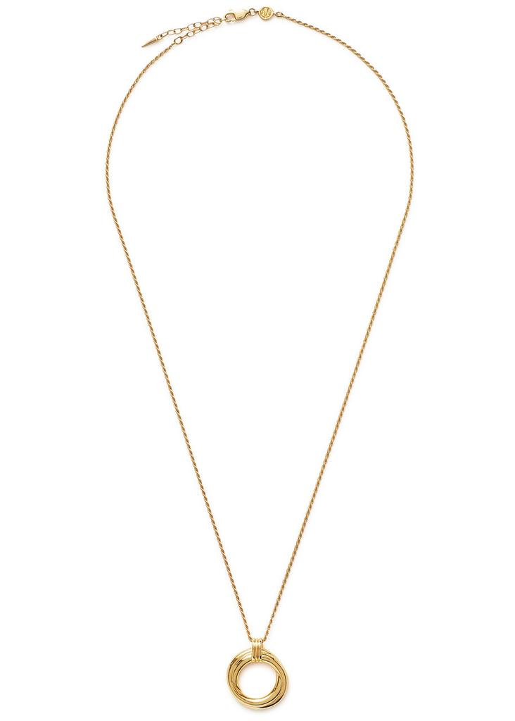 Missoma X Lucy Williams Entwine 18kt gold-plated necklace
