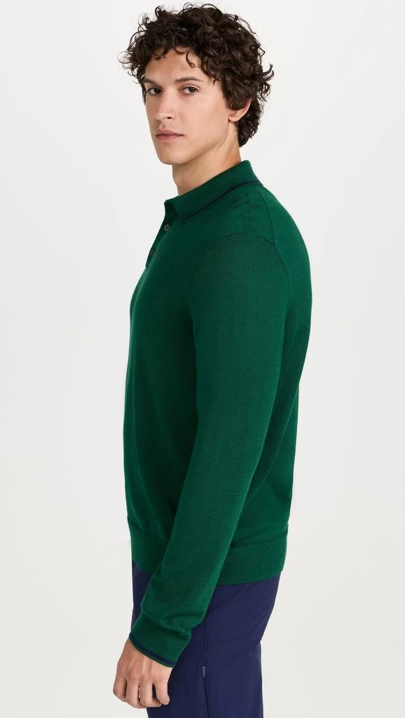 Ralph Lauren Long Sleeve Merino Coolmax Collared Sweater 3