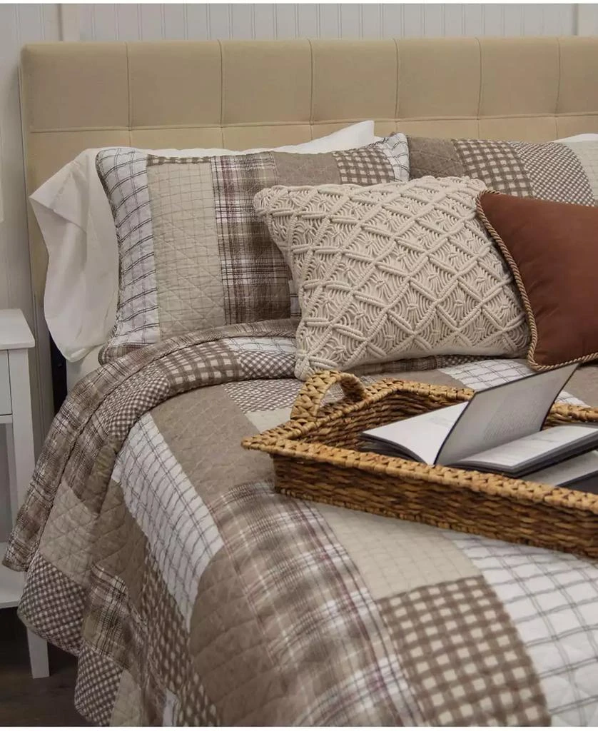 Donna Sharp Highland Plaid Reversible 3-Piece Quilt Set 4