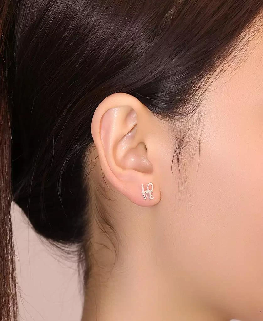 Unwritten Peanuts Crystal Love Snoopy Earring Set 4