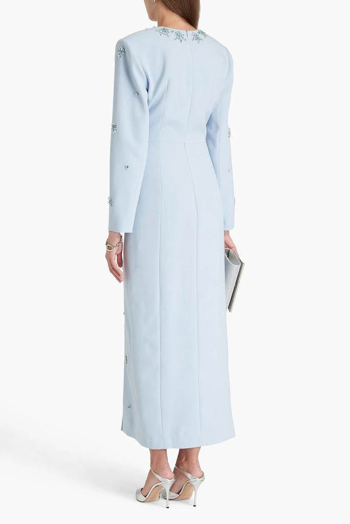 Huishan Zhang Aurore crystal-embellished crepe gown 3
