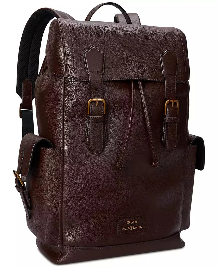 Ralph Lauren Men
s Pebbled Leather Backpack 2
