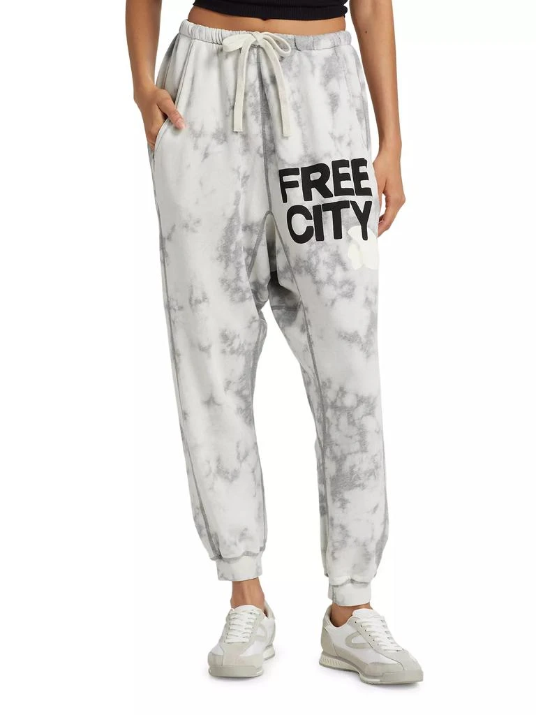 FREECITY Superbleachout Logo Sweatpants 3