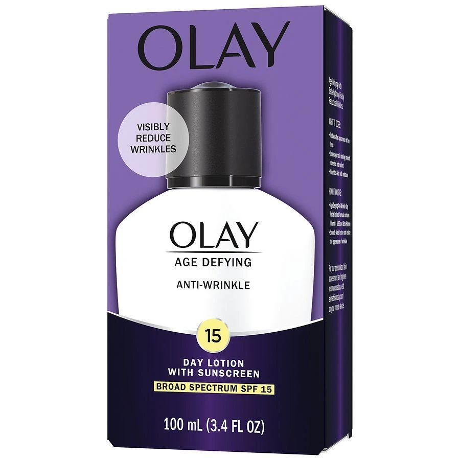 Olay Age Defying Anti-Wrinkle Day Face Lotion with Sunscreen SPF 15 No scent 7
