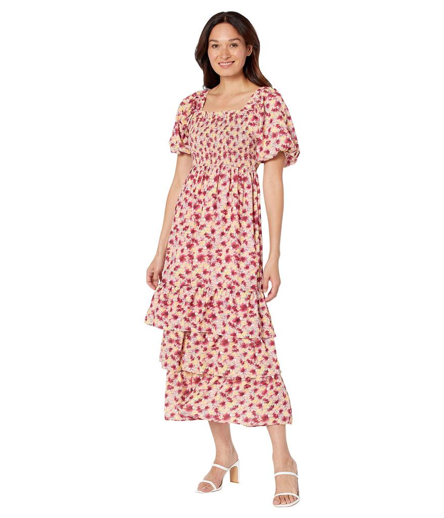 English Factory Floral Print Maxi Dress