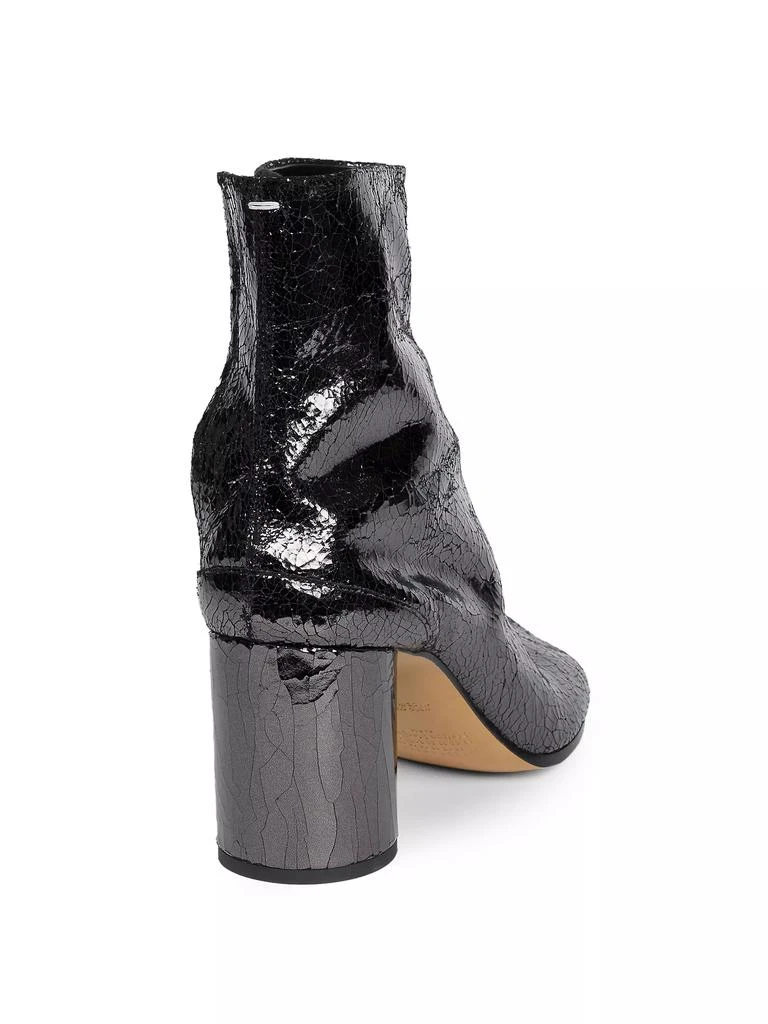 MAISON MARGIELA Tabi 80 Metallic Leather Ankle Boots 3