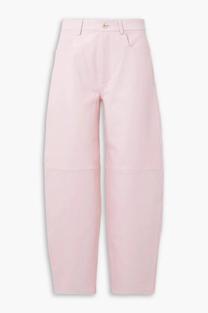 Wandler Leather tapered pants 1