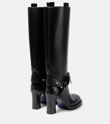 Burberry Stirrup leather knee-high boots 3