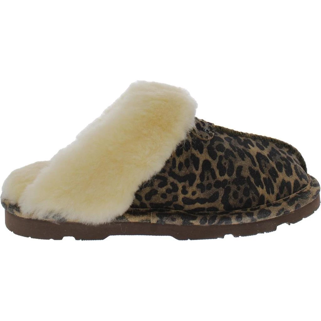 BEARPAW Loki II Womens Embossed Slip On Sheepskin Slippers 2