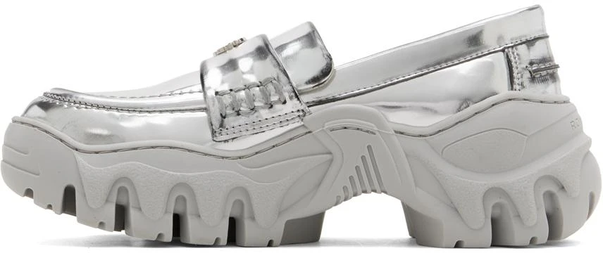 Rombaut SSENSE Exclusive Silver Boccaccio II Loafers 3
