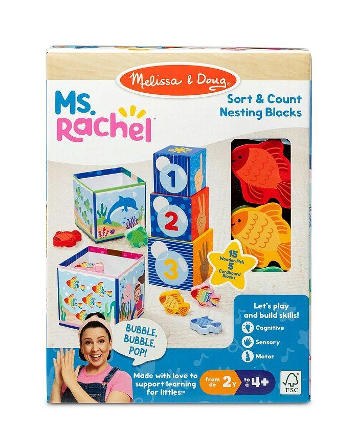 Melissa
Doug Ms. Rachel Sort
Count Nesting Blocks - Ages 2-4 3
