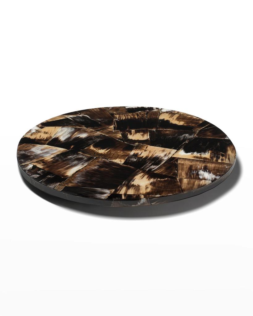 LADORADA Horn Veneer Revolving Tray