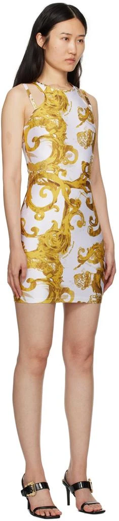 Versace White Printed Minidress 2