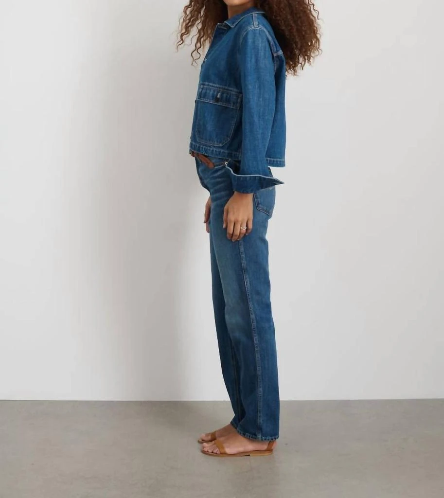 Alex Mill Marfa Cropped Jacket In Sapporo Wash 3