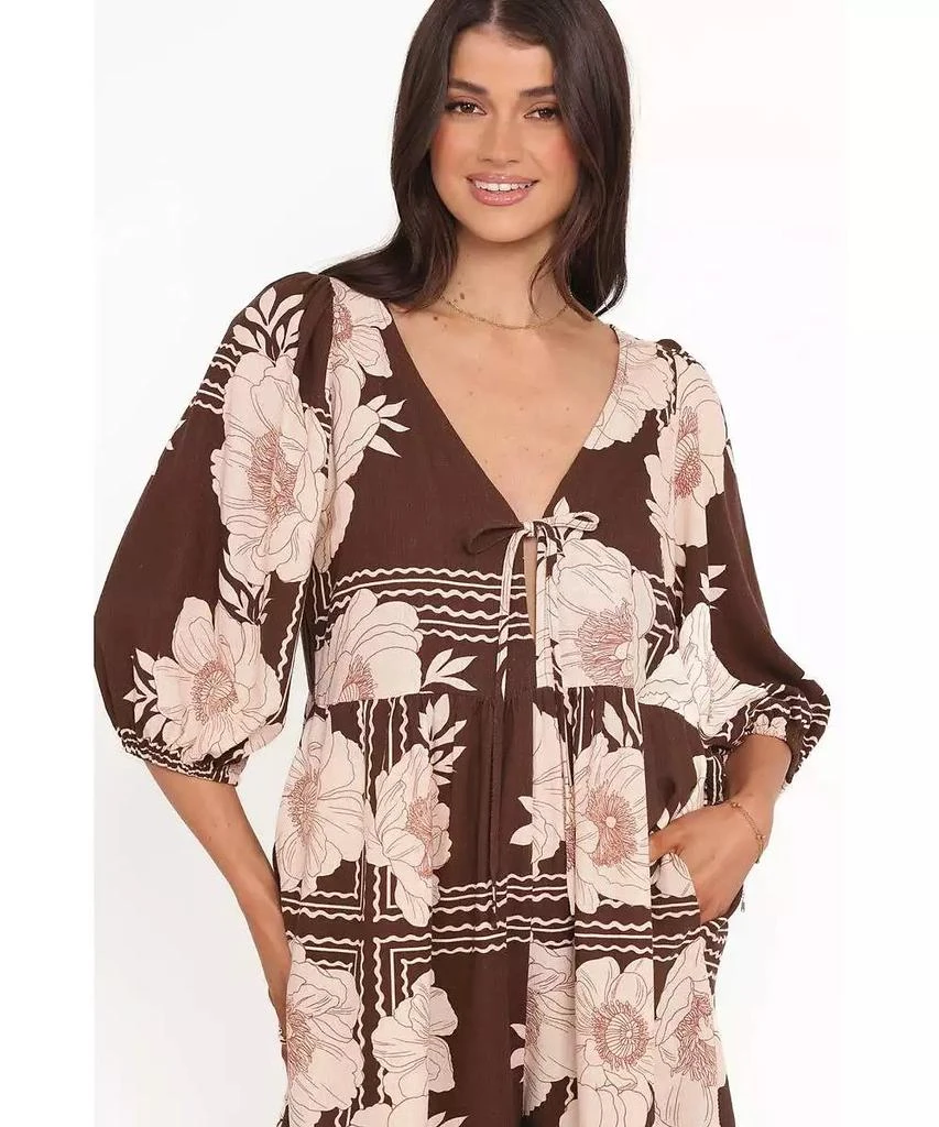 Petal and Pup Women's Henley Romper 4