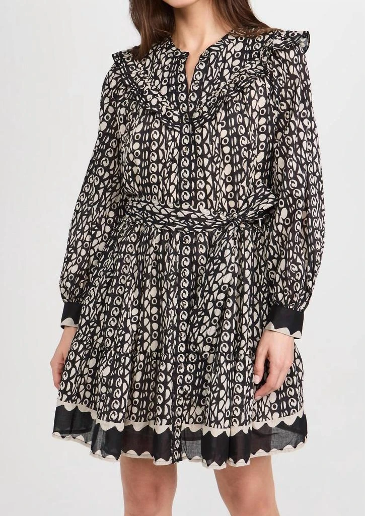 knee length dresses for ladies for Love & Lemons Antonia Mini Dress | Pink/Floral | Size M main image 0
