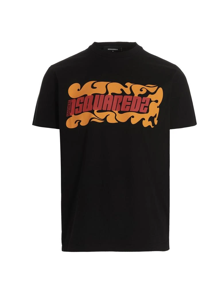 DSQUARED2 wave Logo Cigar T-shirt 1