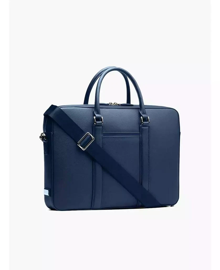 MAVERICK 
CO. Men
s Manhattan Monochrome Leather Briefcase 3