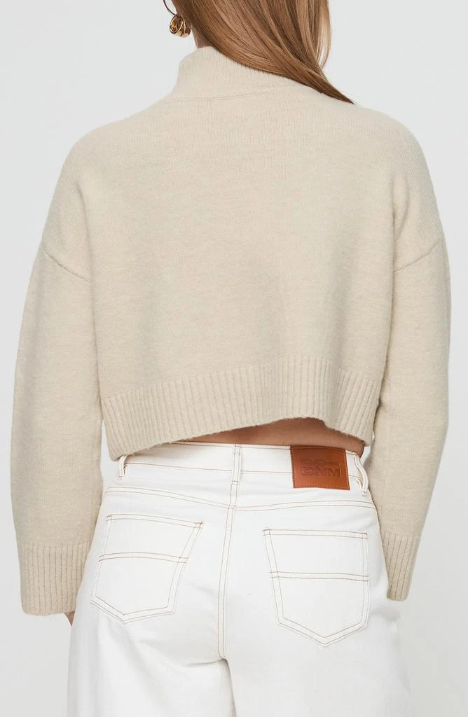 Princess Polly Carrie Jane Mock Neck Wool Blend Crop Sweater 2