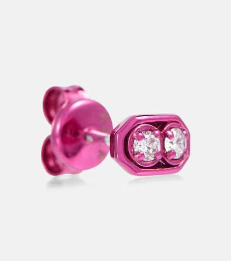 EÉRA Roma 18kt white gold single earring with diamonds 2