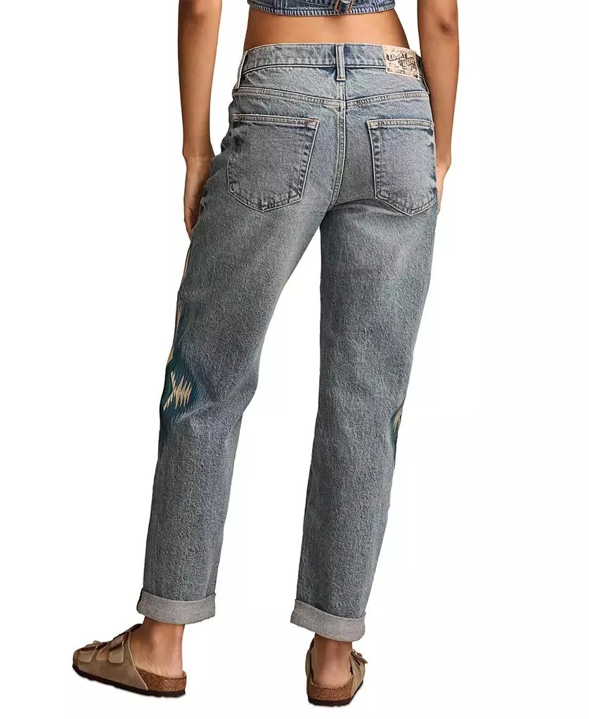 Lucky Brand Women's Gold Rush Legend Mid-Rise Boy Jeans 3