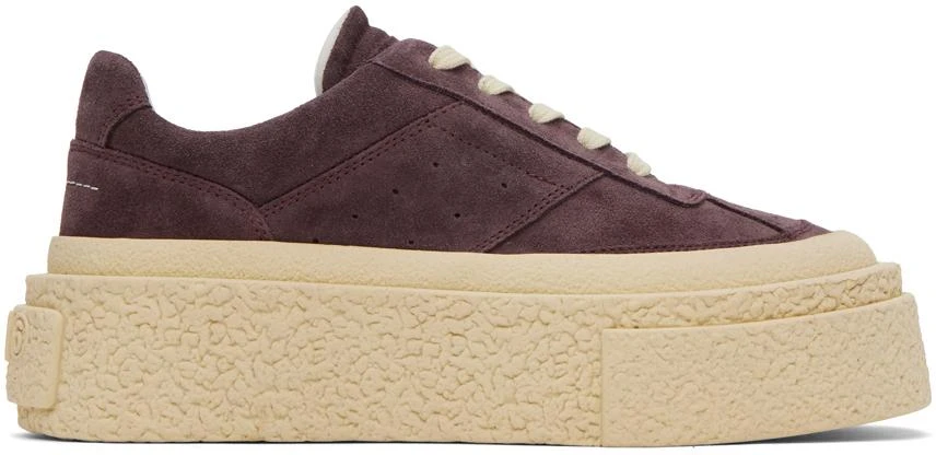 MM6 Maison Margiela Purple Platform Sneakers 1