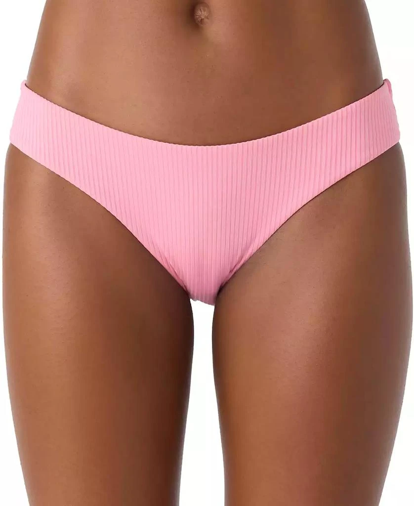O'Neill Juniors' Solid Ribbed Hipster Bottoms 1