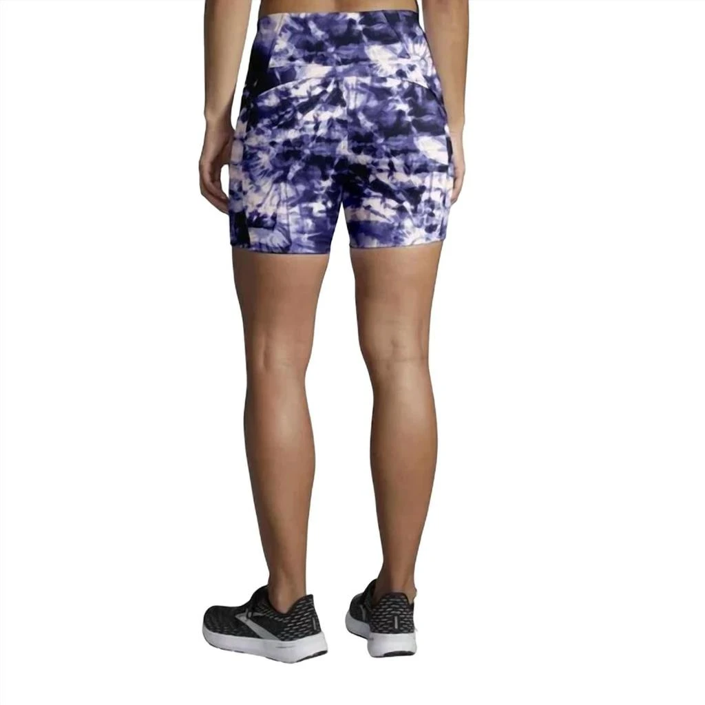 Brooks Method 5" Short Tight In Blue Depths/baja Blue Tie-Dye 2
