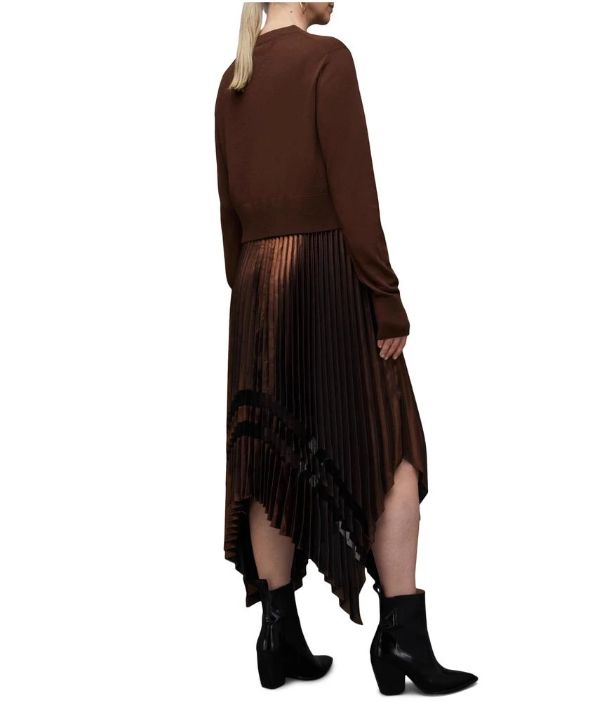 ALL SAINTS Sadie Foil Dress 2