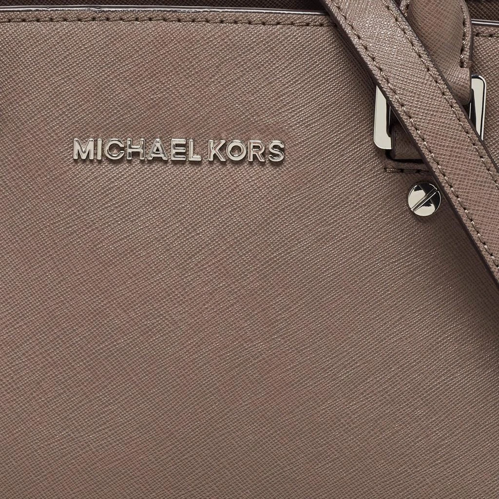 Michael Kors Michael Kors Dark Beige Leather Medium Selma Tote 5