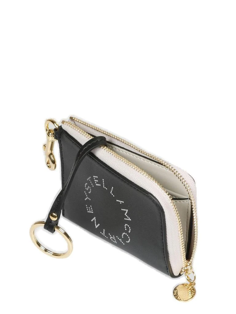Stella McCartney Stella McCartney Logo Perforated Zipped Wallet 3