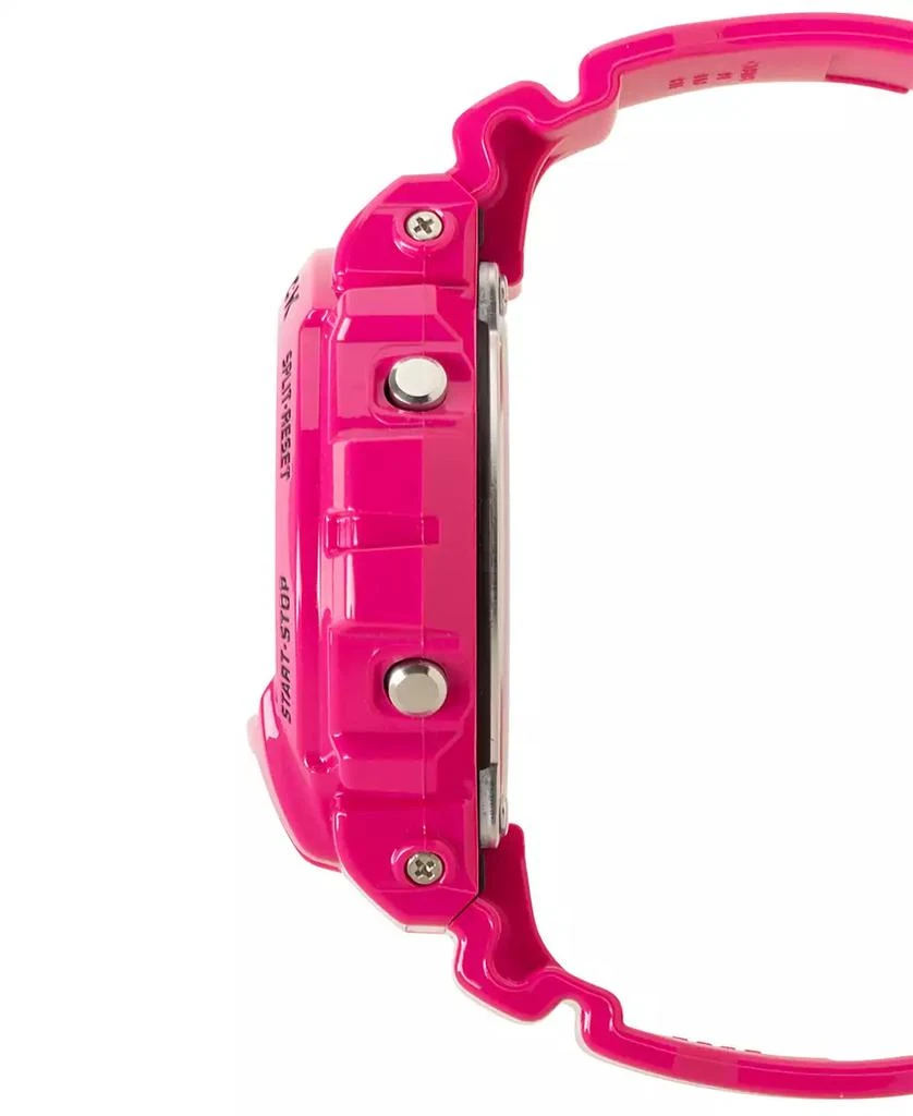 G-Shock Men's Digital Pink Resin Strap Watch 50mm, DW6900RCS-4 3