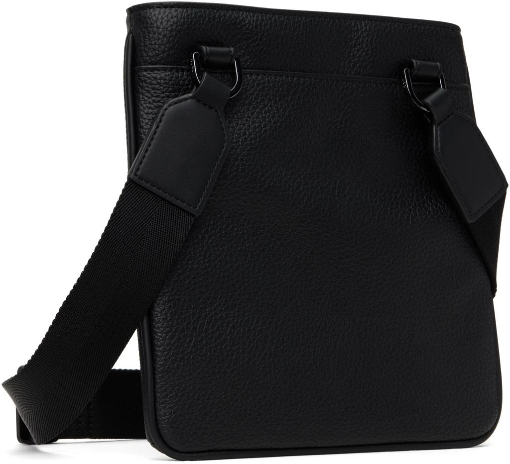 Hugo Boss Black Faux-Leather Messenger Bag 3