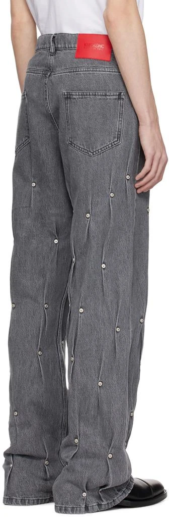 KUSIKOHC Gray Multi Rivet Jeans 3