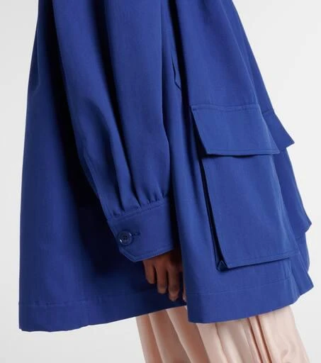 Chloé Gathered cotton canvas jacket 5