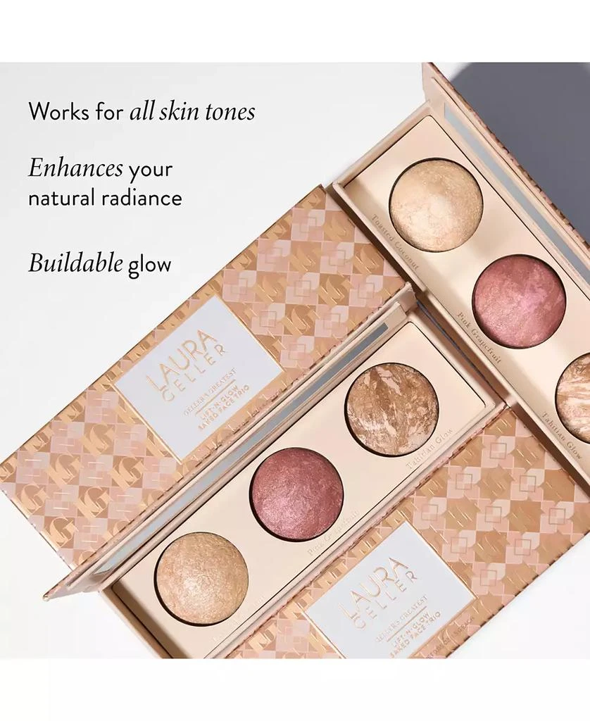 Laura Geller Geller's Greatest Lift-N-Glow Baked Face Trio 4