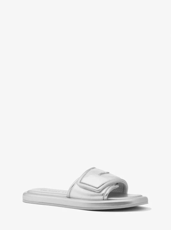 Michael Kors Suki Metallic Slide Sandal 1