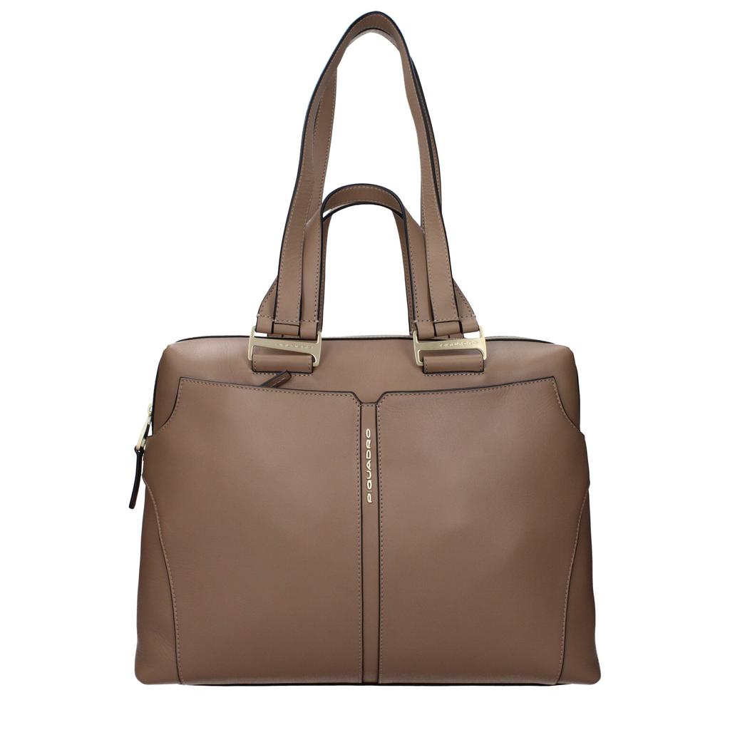 PIQUADRO Piquadro Gray Leather Business &Amp; Laptop Bag