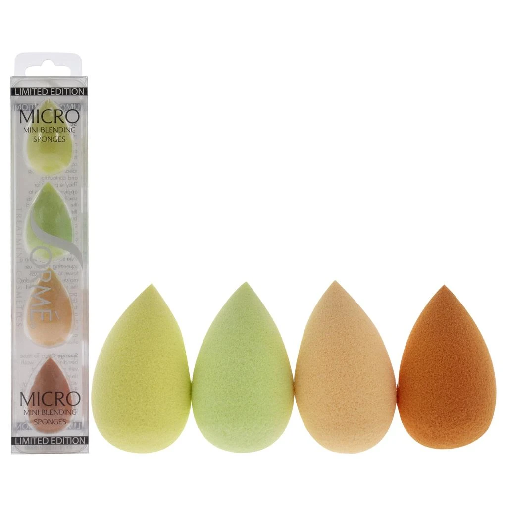Sorme Cosmetics Micro Mini Blending Sponges by  for Women - 4 Pc Sponge 1