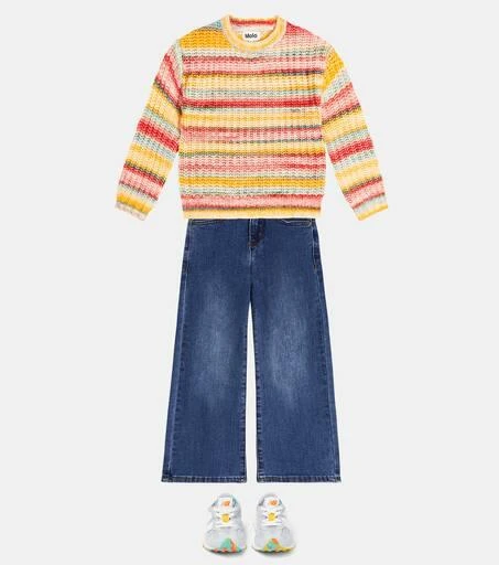 MOLO Gaylen striped cotton-blend sweater 2