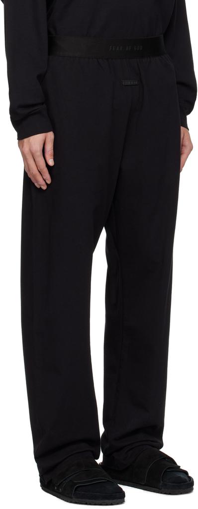 Fear of God Black Bonded Sweatpants