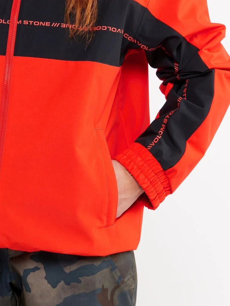 Volcom Womens V-Sauce Insulated Jacket - Orange Shock 5