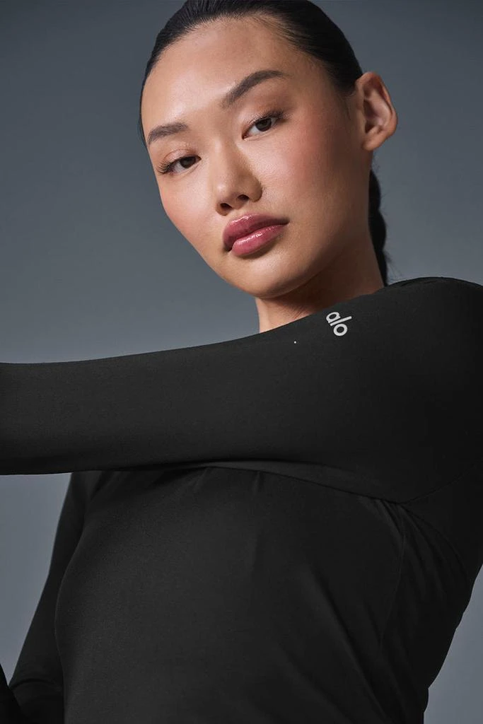 Alo Alosoft Finesse Long Sleeve - Black 3