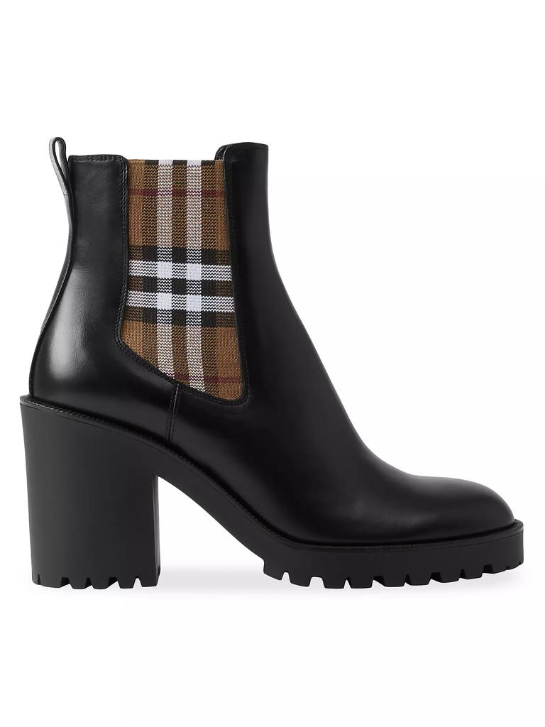 Burberry Allostock Leather 70MM Chelsea Booties